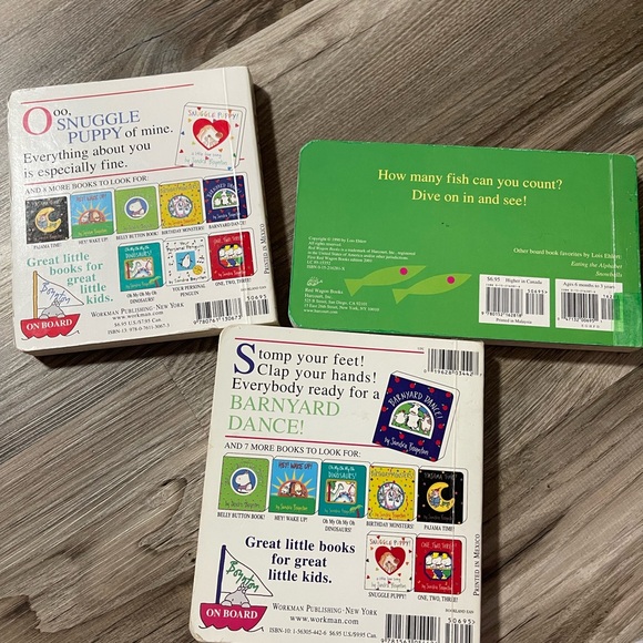 3 Piece Baby Board Books -- Most Touch and Feel - Picture 5 of 9